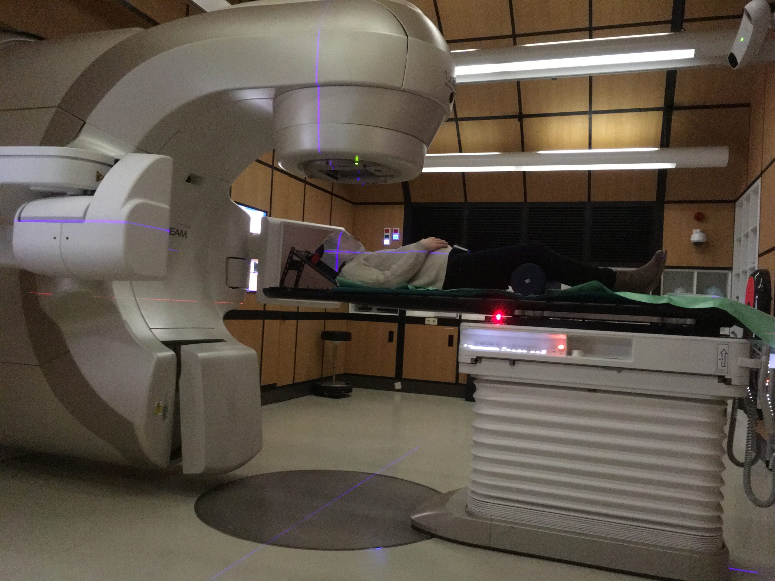 Die Bestrahlung begann noch während der Schwangerschaft