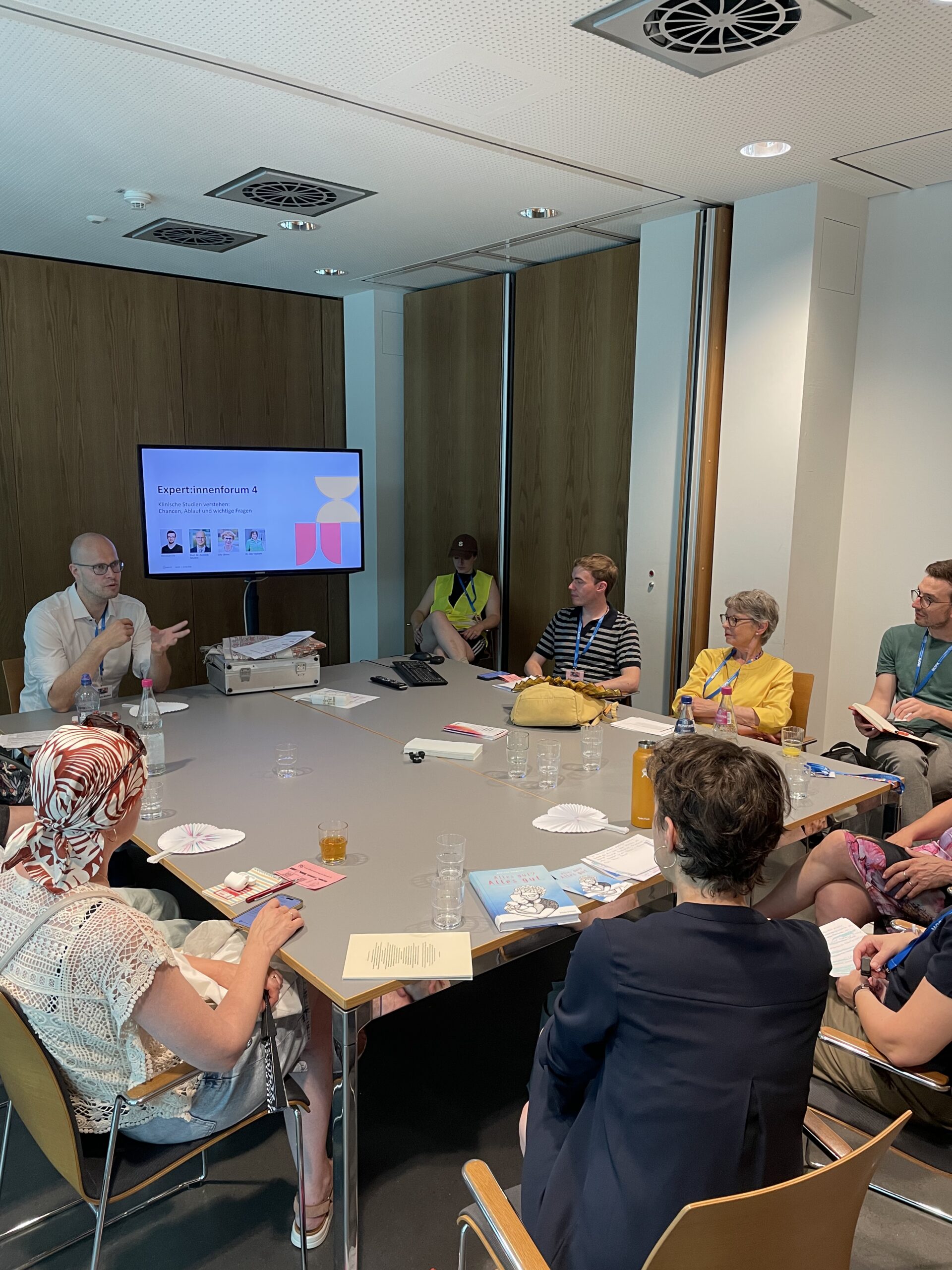 Prof. Dr. Modest beim Expertenforum Klinische Studien